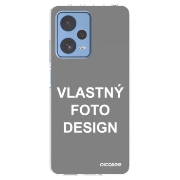 Picasee silikónový prehľadný obal pre Xiaomi Redmi Note 12 Pro 5G - Vlastný fotka/motiv