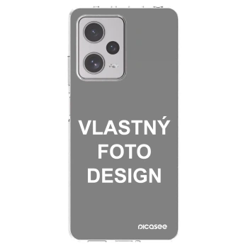 Picasee silikónový prehľadný obal pre Xiaomi Redmi Note 12 Pro+ 5G - Vlastný fotka/motiv