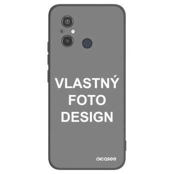 Picasee silikónový čierny obal pre Xiaomi Redmi 12C - Vlastný fotka/motiv