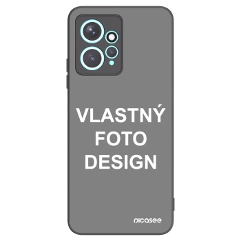 Picasee silikónový čierny obal pre Xiaomi Redmi Note 12 4G - Vlastný fotka/motiv