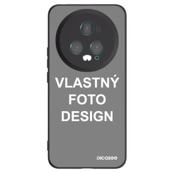 Picasee silikónový čierny obal pre Honor Magic5 Pro - Vlastný fotka/motiv