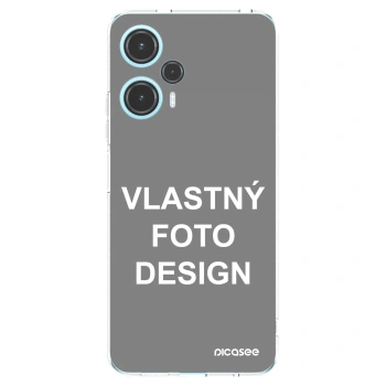 Picasee silikónový prehľadný obal pre Xiaomi Poco F5 - Vlastný fotka/motiv