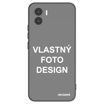 Picasee silikónový čierny obal pre Xiaomi Redmi A2 - Vlastný fotka/motiv