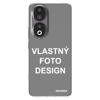 Picasee silikónový prehľadný obal pre Honor 90 5G - Vlastný fotka/motiv