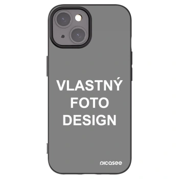 Picasee silikónový čierny obal pre Apple iPhone 15 - Vlastný fotka/motiv