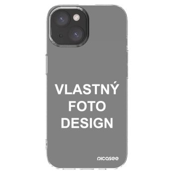 Picasee silikónový prehľadný obal pre Apple iPhone 15 - Vlastný fotka/motiv