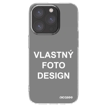 Picasee silikónový prehľadný obal pre Apple iPhone 15 Pro - Vlastný fotka/motiv