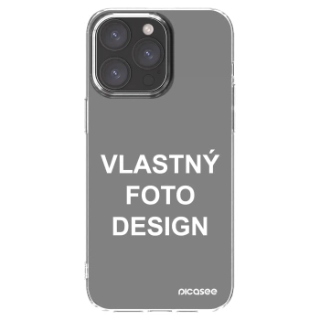 Picasee silikónový prehľadný obal pre Apple iPhone 15 Pro Max - Vlastný fotka/motiv