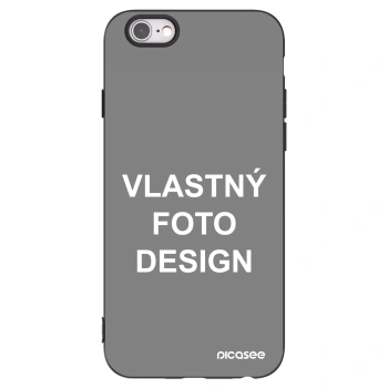 Picasee silikónový čierny obal pre Apple iPhone 6/6S - Vlastný fotka/motiv
