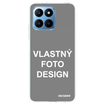 Picasee silikónový prehľadný obal pre Honor 70 Lite - Vlastný fotka/motiv