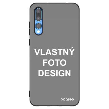 Picasee silikónový čierny obal pre Huawei P20 Pro - Vlastný fotka/motiv