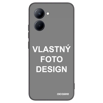 Picasee silikónový čierny obal pre Realme C33 (2023) - Vlastný fotka/motiv