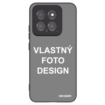 Picasee silikónový čierny obal pre Xiaomi 14 - Vlastný fotka/motiv