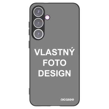 Picasee silikónový čierny obal pre Samsung Galaxy S24+ S926B 5G - Vlastný fotka/motiv
