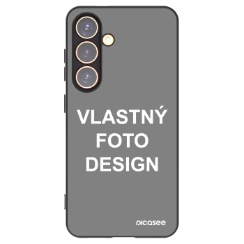 Picasee silikónový čierny obal pre Samsung Galaxy S24 S921B 5G - Vlastný fotka/motiv