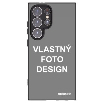 Picasee silikónový čierny obal pre Samsung Galaxy S24 Ultra S928B 5G - Vlastný fotka/motiv