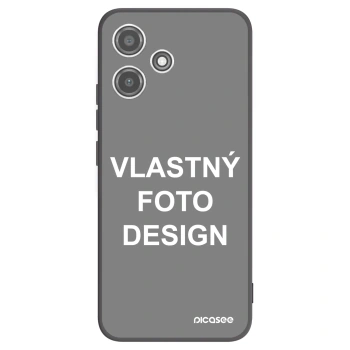 Picasee silikónový čierny obal pre Xiaomi Redmi 12 5G - Vlastný fotka/motiv