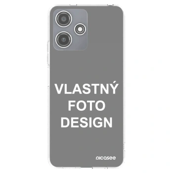 Picasee silikónový prehľadný obal pre Xiaomi Redmi 12 5G - Vlastný fotka/motiv