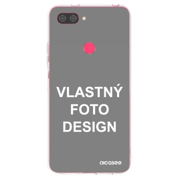 Picasee silikónový prehľadný obal pre Xiaomi Mi 8 Lite - Vlastný fotka/motiv