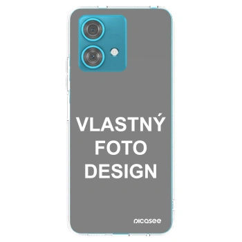 Picasee silikónový prehľadný obal pre Motorola Edge 40 Neo - Vlastný fotka/motiv