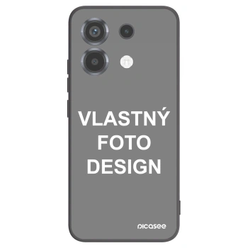 Picasee silikónový čierny obal pre Xiaomi Poco X6 - Vlastný fotka/motiv