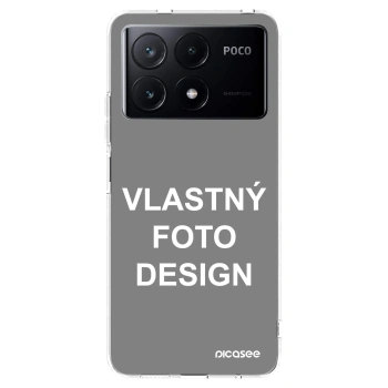 Picasee silikónový prehľadný obal pre Xiaomi Poco X6 Pro - Vlastný fotka/motiv