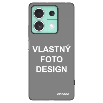 Picasee silikónový čierny obal pre Xiaomi Redmi Note 13 5G - Vlastný fotka/motiv