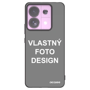 Picasee silikónový čierny obal pre Xiaomi Redmi Note 13 Pro 5G - Vlastný fotka/motiv