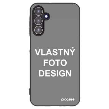 Picasee silikónový čierny obal pre Samsung Galaxy A15 A156B 5G - Vlastný fotka/motiv