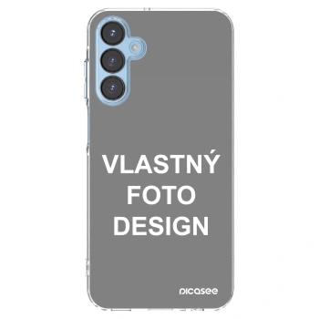 Picasee silikónový prehľadný obal pre Samsung Galaxy A15 A156B 5G - Vlastný fotka/motiv