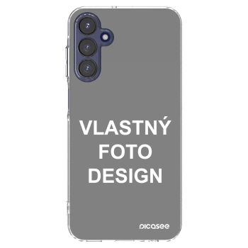Picasee silikónový prehľadný obal pre Samsung Galaxy A15 A155F 4G - Vlastný fotka/motiv