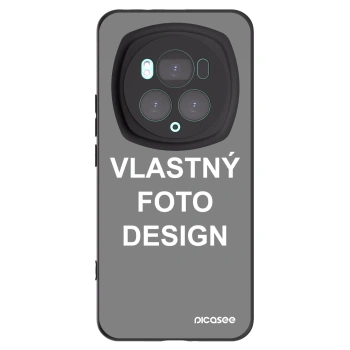Picasee silikónový čierny obal pre Honor Magic6 Pro - Vlastný fotka/motiv