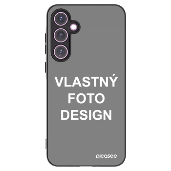 Picasee silikónový čierny obal pre Samsung Galaxy A35 5G A356B - Vlastný fotka/motiv