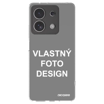 Picasee silikónový prehľadný obal pre Xiaomi Redmi Note 13 4G - Vlastný fotka/motiv