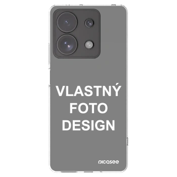 Picasee silikónový prehľadný obal pre Xiaomi Redmi Note 13 Pro 4G - Vlastný fotka/motiv