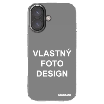Picasee silikónový prehľadný obal pre Apple iPhone 16 - Vlastný fotka/motiv
