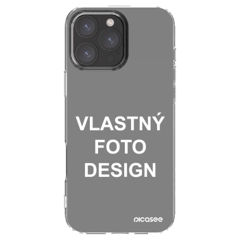 Picasee silikónový prehľadný obal pre Apple iPhone 16 Pro Max - Vlastný fotka/motiv