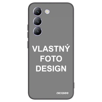 Picasee silikónový čierny obal pre Vivo V40 SE 5G - Vlastný fotka/motiv