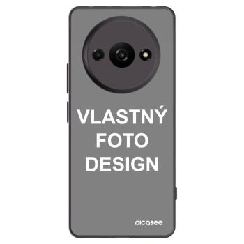 Picasee silikónový čierny obal pre Xiaomi Redmi A3 - Vlastný fotka/motiv