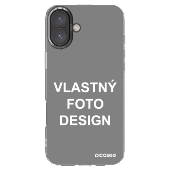 Picasee silikónový prehľadný obal pre Apple iPhone 16 Plus - Vlastný fotka/motiv