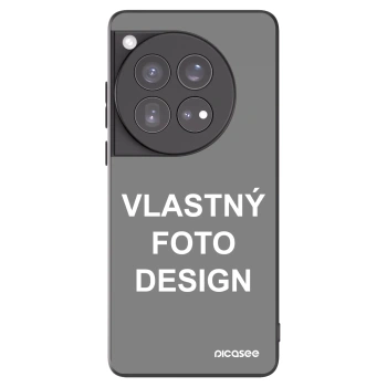 Picasee silikónový čierny obal pre OnePlus 12 5G - Vlastný fotka/motiv