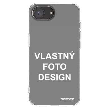 Picasee silikónový prehľadný obal pre Apple iPhone 16e - Vlastný fotka/motiv