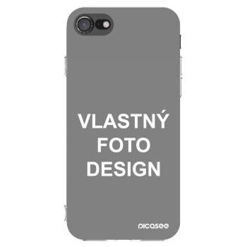 Picasee silikónový prehľadný obal pre Apple iPhone 7 - Vlastný fotka/motiv