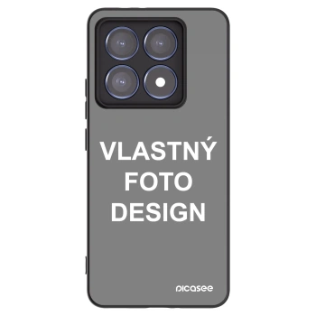 Picasee silikónový čierny obal pre Xiaomi 14T Pro - Vlastný fotka/motiv
