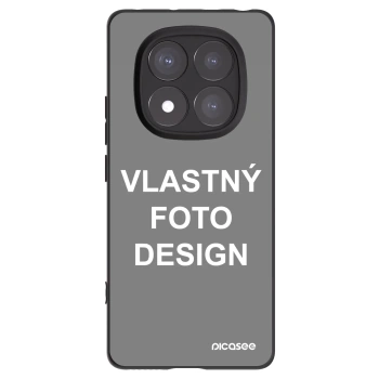 Picasee silikónový čierny obal pre Xiaomi Redmi Note 14 Pro+ 5G - Vlastný fotka/motiv