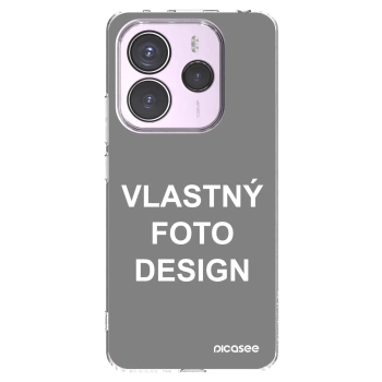 Picasee silikónový prehľadný obal pre Xiaomi Redmi Note 14 5G - Vlastný fotka/motiv