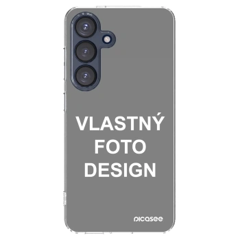 Picasee silikónový prehľadný obal pre Samsung Galaxy S25 5G - Vlastný fotka/motiv
