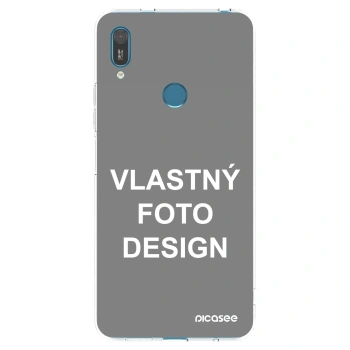 Picasee silikónový prehľadný obal pre Huawei Y7 2019 - Vlastný fotka/motiv