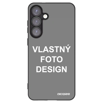 Picasee silikónový čierny obal pre Samsung Galaxy S25+ 5G - Vlastný fotka/motiv