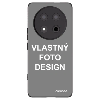 Picasee silikónový čierny obal pre Honor Magic7 Lite 5G - Vlastný fotka/motiv